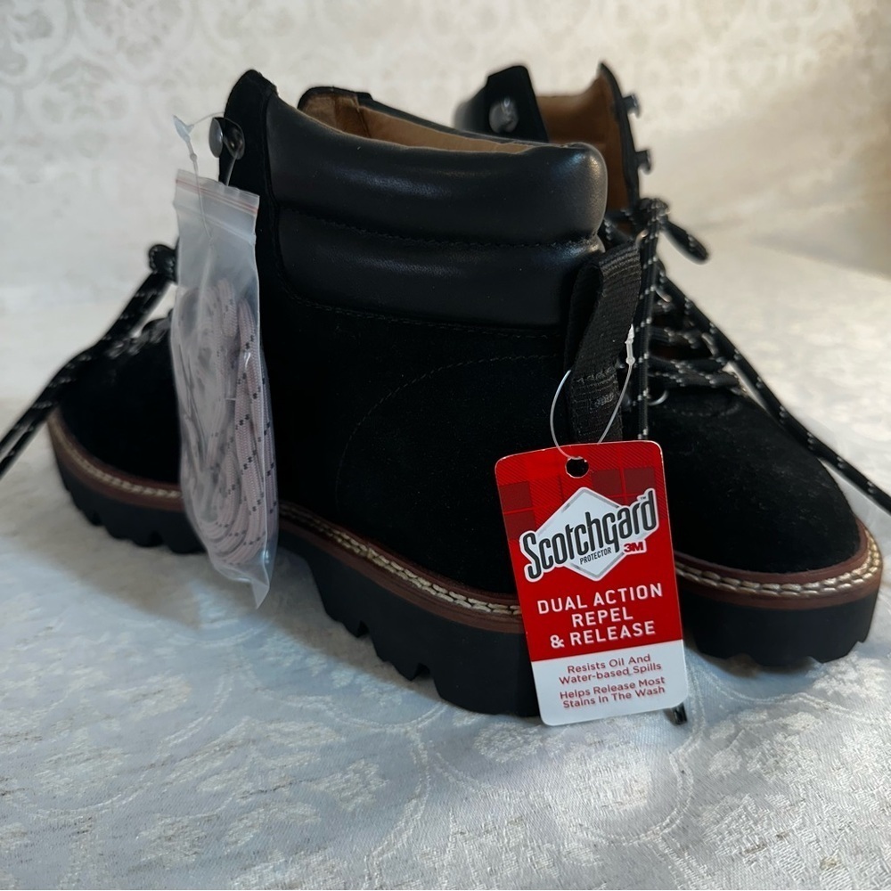 Madewell The Citywalk Lugsole Hiker Boot in Black Leather Size 7 NWT - Picture 7 of 11